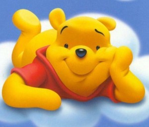 Winnie the Pooh happy